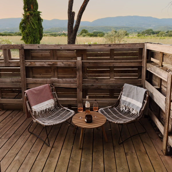 Chambre Tendresse, Domaine La Parpaille, Gästezimmer im Luberon
